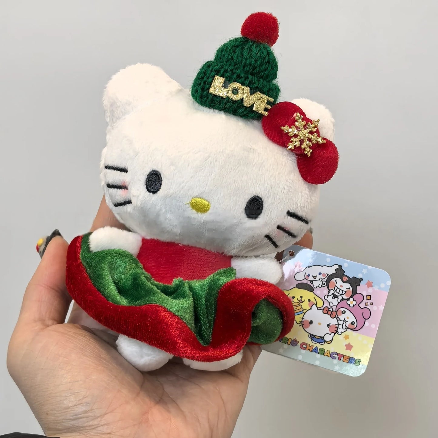 Halloween Christmas Decoration Dolls My Melody Kuromi Cinnamoroll Kt Cat Plush Toy Small Pendant Stuffed Animals Keychains Gifts