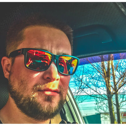 KDEAM Revamp of Sport Men Sunglasses Polarized Shockingly Colors Sun Glasses Outdoor Driving Photochromic Sunglass With Box