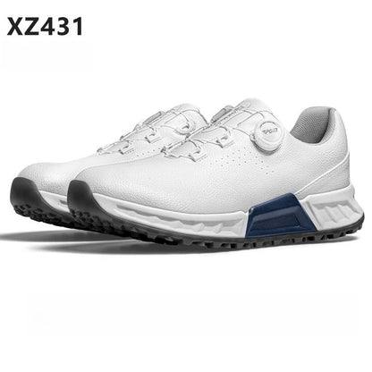 PGM Golf Shoes Men Summer Breathable Cushioning Rebound Knob Lace Sneakers XZ431
