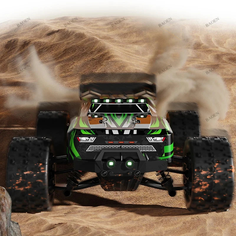 Rc Car Off Road 4x4 High Speed 80km/H Remote Control Car With LED Headlight Brushless 4WD 1/14 Monster Truck Toys for Boys Gift