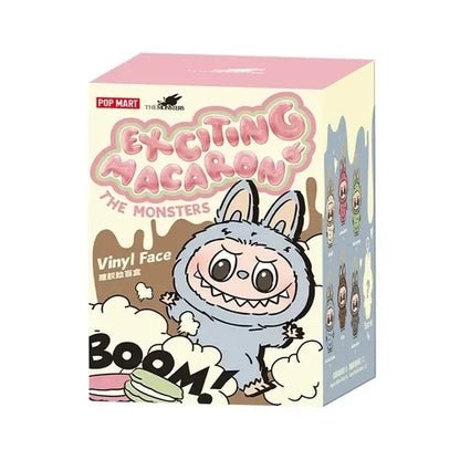 Labubu the Monsters Exciting Macarons Series Blind Box Toys Mystery Box Cute Action Anime Figure Doll Kids Birthday Gift