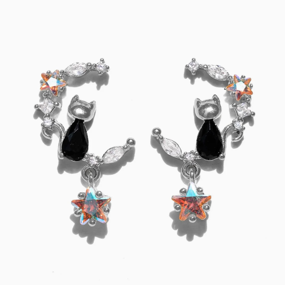 New Halloween Gothic Cute Oil Drip Pumpkin Ghost Skull Stud Earrings for Women Fashion Jewelry Gift Wholesale