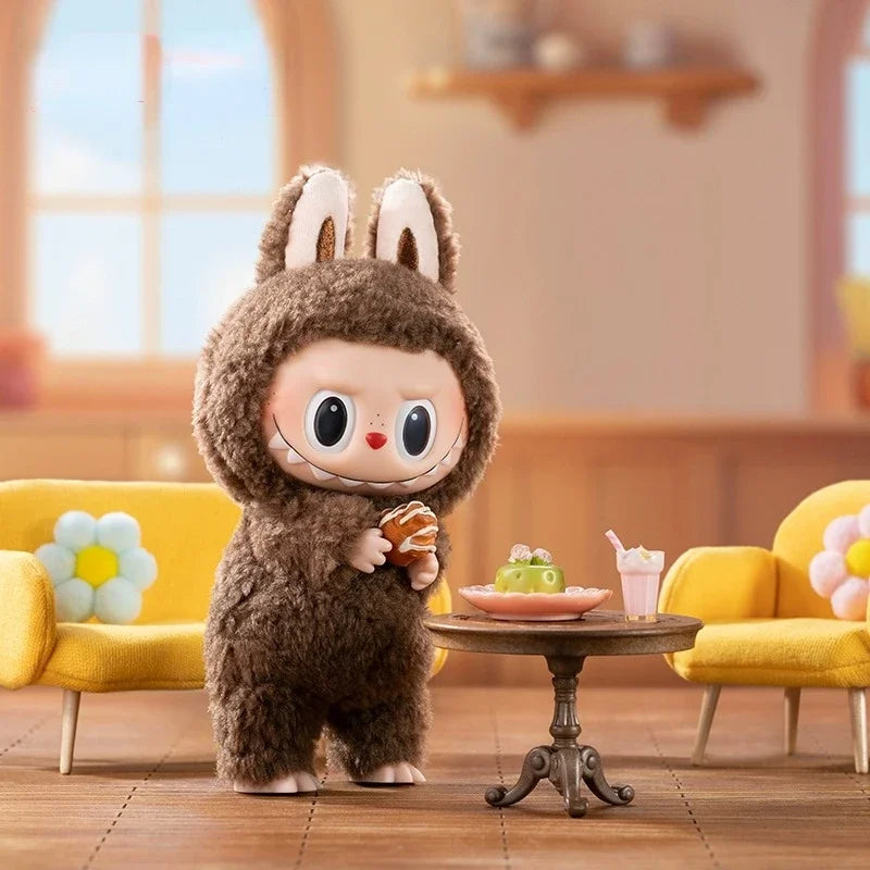 Labubu the Monsters Exciting Macarons Series Blind Box Toys Mystery Box Cute Action Anime Figure Doll Kids Birthday Gift