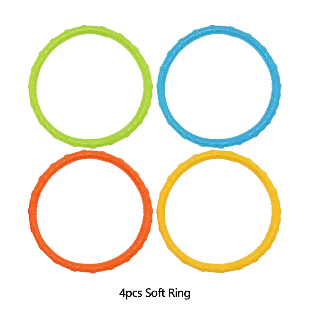 Seaweeds Swimming Pool Toys Kid Water Sports Swim Thru Rings Diving Doors Octopus Dolphin for Summer Activities Outdoor Games