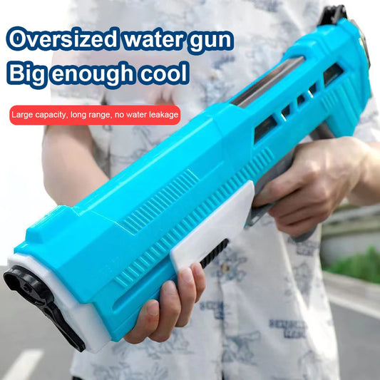 Outdoor Water Gun Toys Electric High Pressure Large Capacity Water Gun Summer Beach Swimming Pool Game Interactive Kids Toys