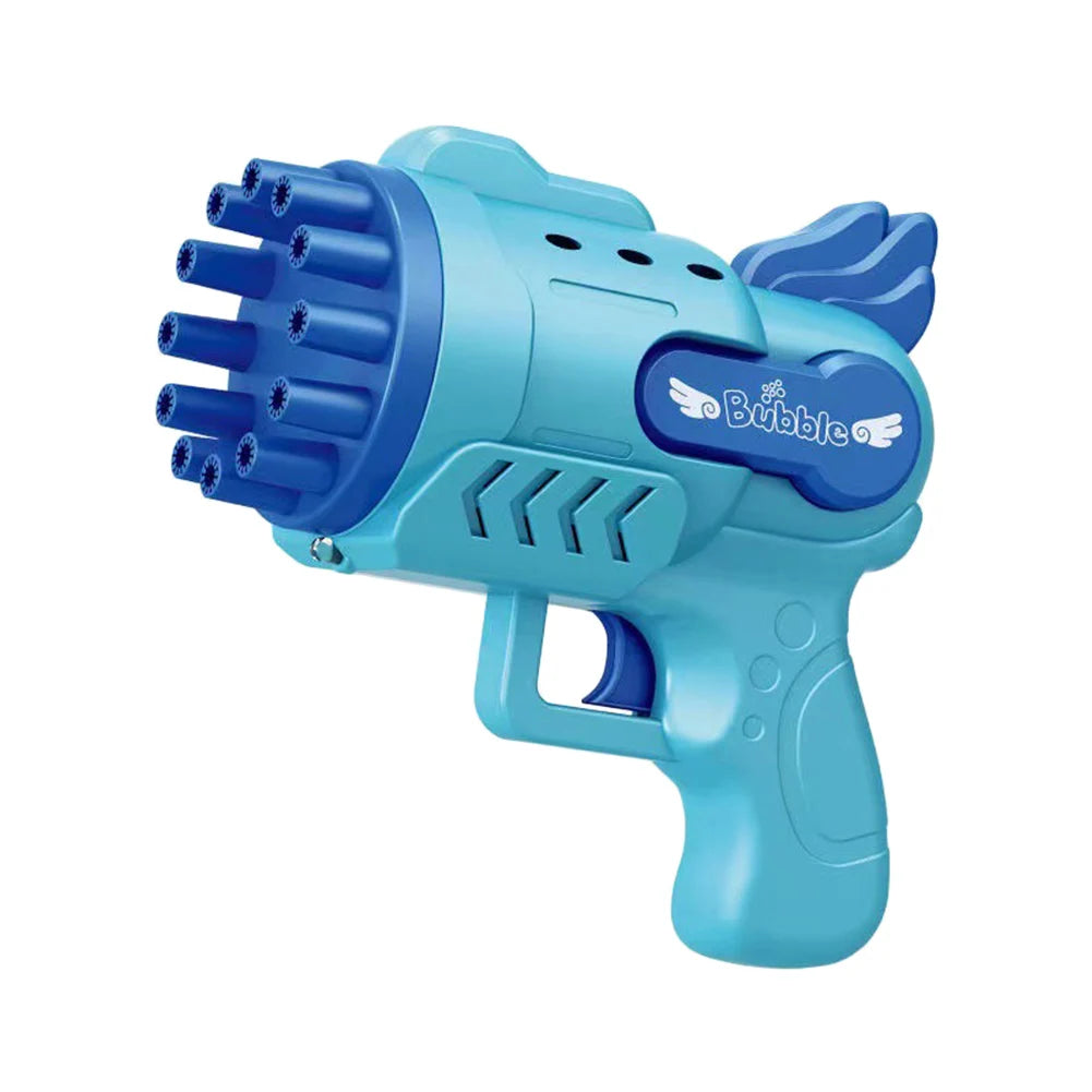 Bubble Gun 29 Holes Electric Automatic Summer Soap Water Bubble Machine 2-In-1 for Children Gift Toys