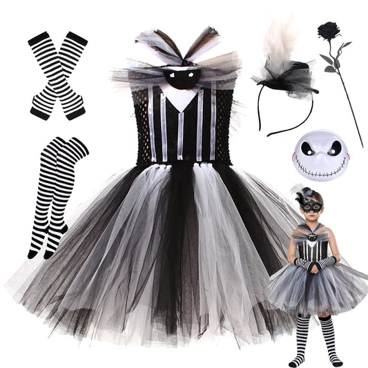 Kids Girls Tutu Dresss Halloween Cosplay Costume Carnival Party Boy Costume Witch Fancy Clothes Halloween Gifts for Children