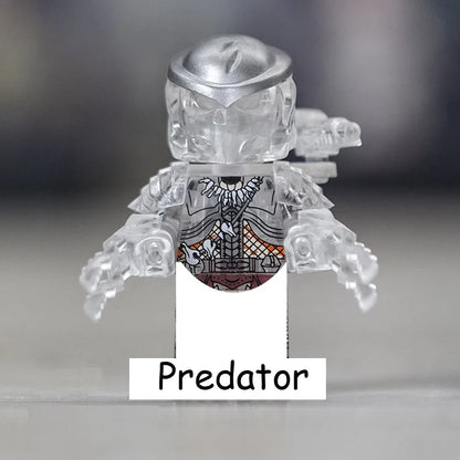 Halloween Horror Movie Terrible Leatherface Slender Man Midnight Ring Model Blocks Construction Building Brick Toys for Children