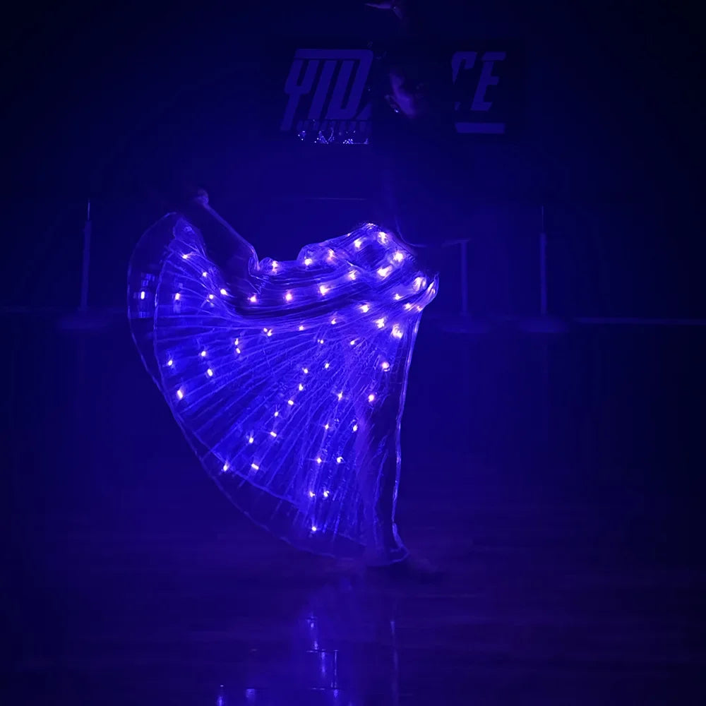 Light Up Skirt for Women LED Long Tutu for Girls Glow Dance Performance Outfits Rave Clothes Halloween Christmas Party Supplies