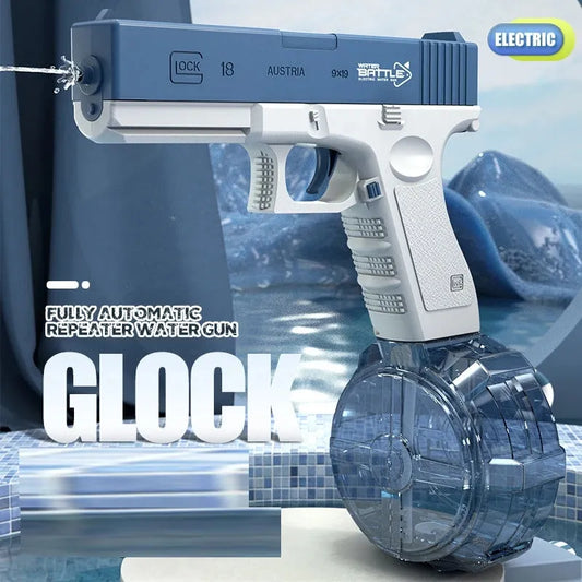 New 2024 Experience Fully Automatic Summer Water Gun Electric Glock Pistol Shooting Water Fun Toys for ChildrenBoysGirls Adults