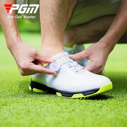 PGM Golf Shoes Waterproof Men's Casual Sports Shoes Breathable Training Sneakers for Male XZ095