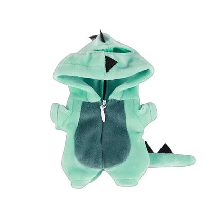 Dragon Animal Monster Onesie for Labubu V3 V2 V1 Baby Clothes Dinosaur Costume for Ropa Labubu Outfits