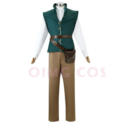 Flynn Rider Cosplay Costume  Adult Carnival Uniform Halloween Anime Halloween Costumes