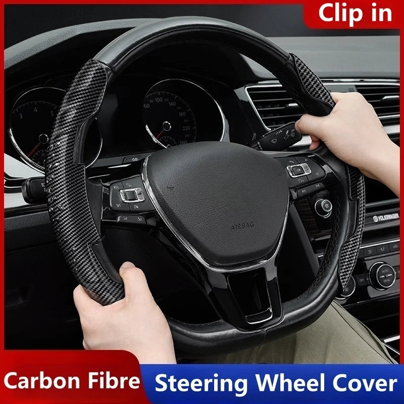 Car Steering Wheel Cover Suitable for Volkswagen Golf 7 Mk7 Touran Up New Polo Jetta Passat B8 Tiguan Accessories