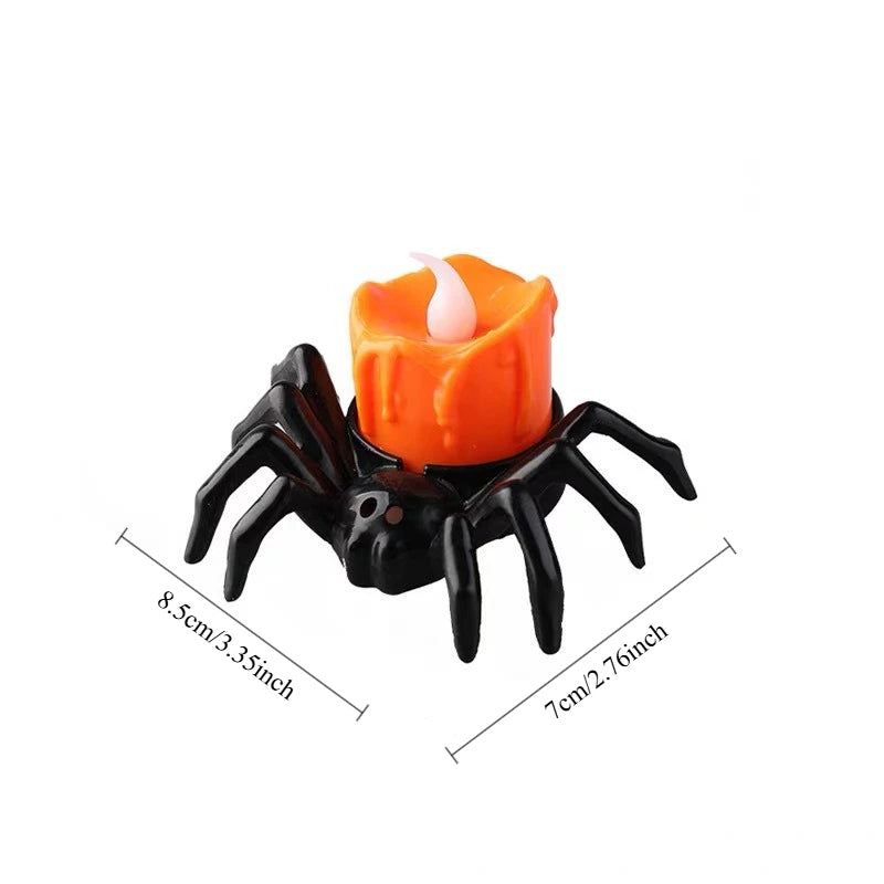 1pcs Halloween Decoration Spider Night Lights Party Supplies Decoration Props Bar, Haunted House, Horror Party Accessories