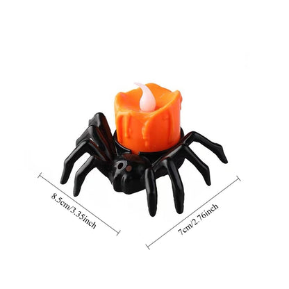1pcs Halloween Decoration Spider Night Lights Party Supplies Decoration Props Bar, Haunted House, Horror Party Accessories