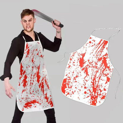 Halloween Horror Party Apron Butcher's Blood Apron Halloween Party Dress Up Role Playing Props Party Dress Up Supplies