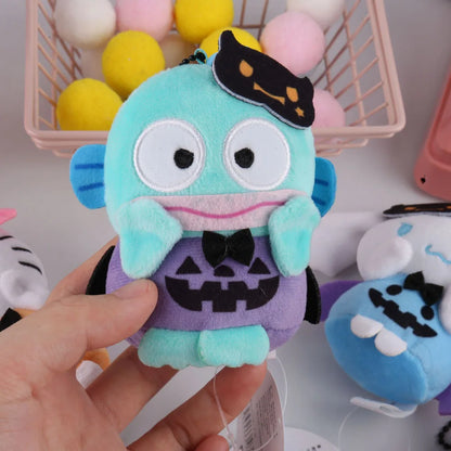 Halloween Christmas Decoration Dolls My Melody Kuromi Cinnamoroll Kt Cat Plush Toy Small Pendant Stuffed Animals Keychains Gifts