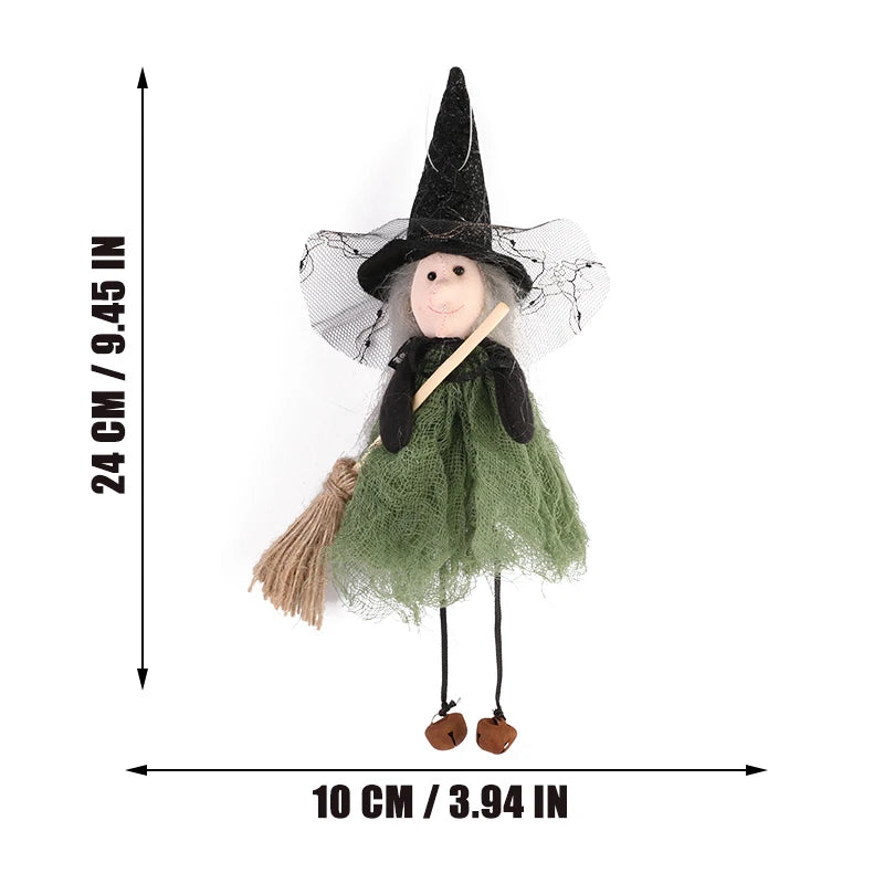 Scary Witch Doll Indoor Decor Halloween Props Home Decoration Halloween Witch Props Halloween Tree Hanging Ornaments Halloween T