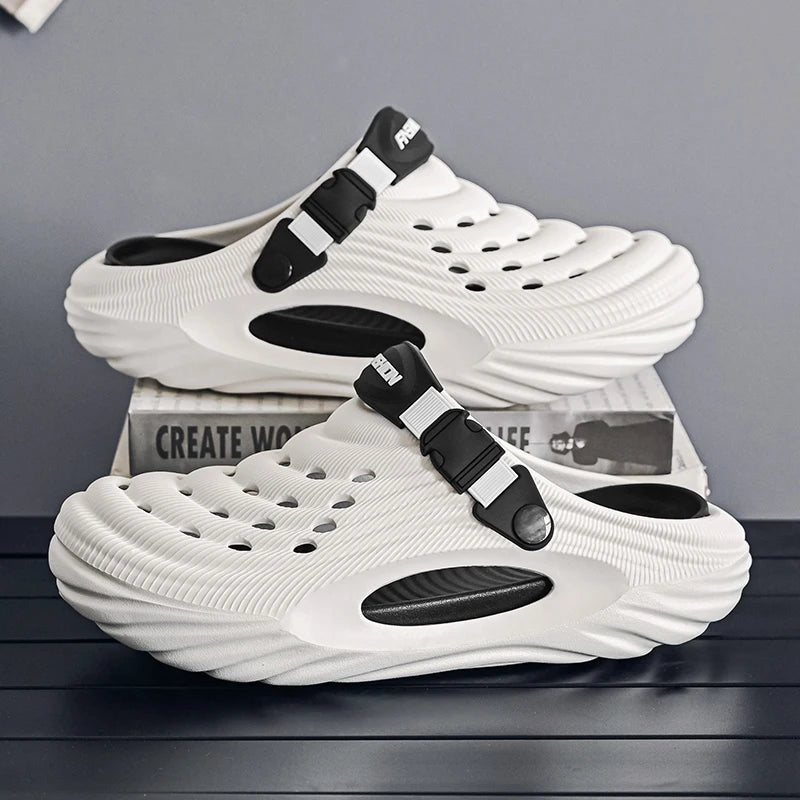 Unisex Summer Slippers Men Clogs Platform Women Beach Sandals Outdoor Casual Non-Slip Footwear Men Sandals