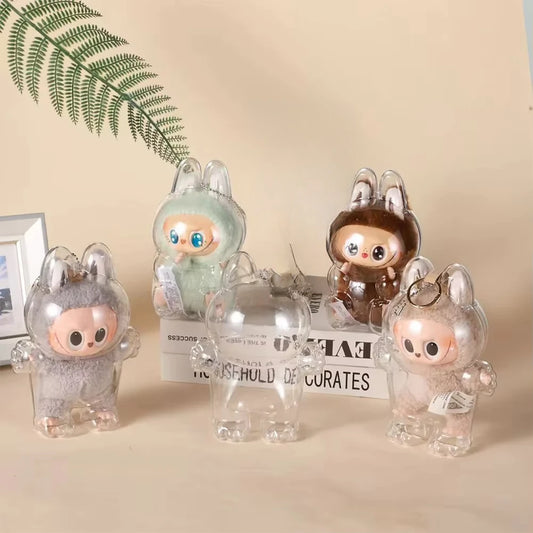 1Pc Storage Box Protective Case for Plush Dolls Display Bag for Korea Kpop Exo Labubu V1 V2 Sitting Party No Doll