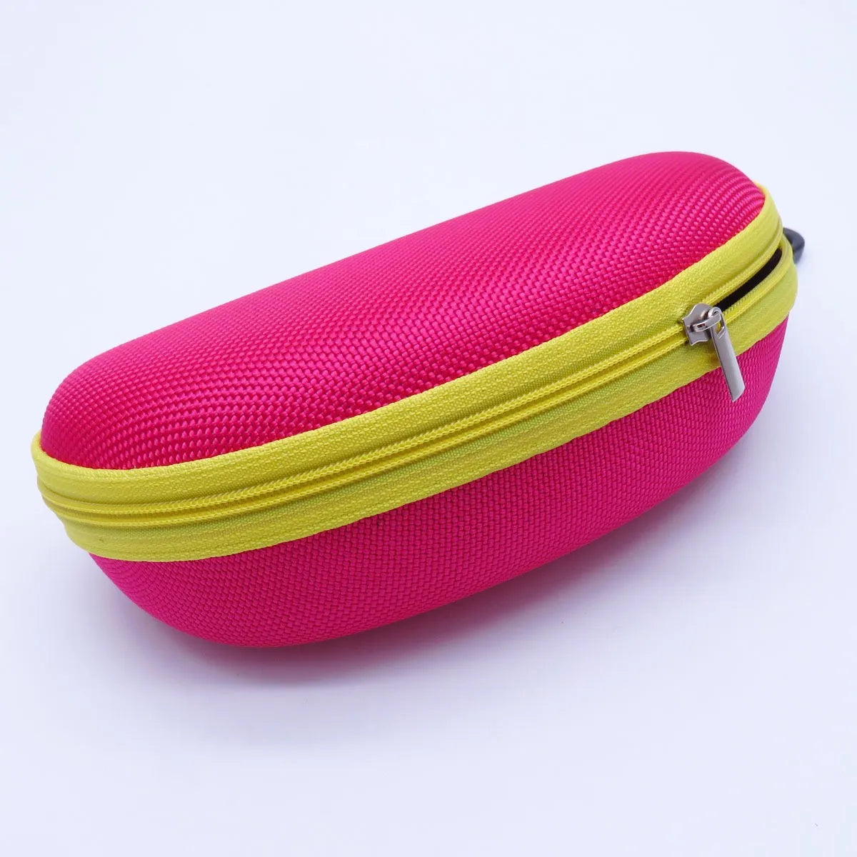 KLASSNUM Portable EVA Glasses Case With Carabiner Hook Colorful Sunglasses Hard Case Zipper Eyeglasses Protector Box Holder New