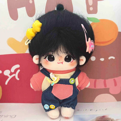 20cm Kawaii Plush Cotton Doll Anime Stuffed Idol Doll Outfit Baby Plushies Toys Star Dolls Action Figure Dress Girls Kids Gifts