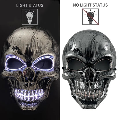 New Arrival LED Luminous Cosplay Anime Mask Neon Light Up Fox Mask Halloween Party Mask Carnival Party Led Mask