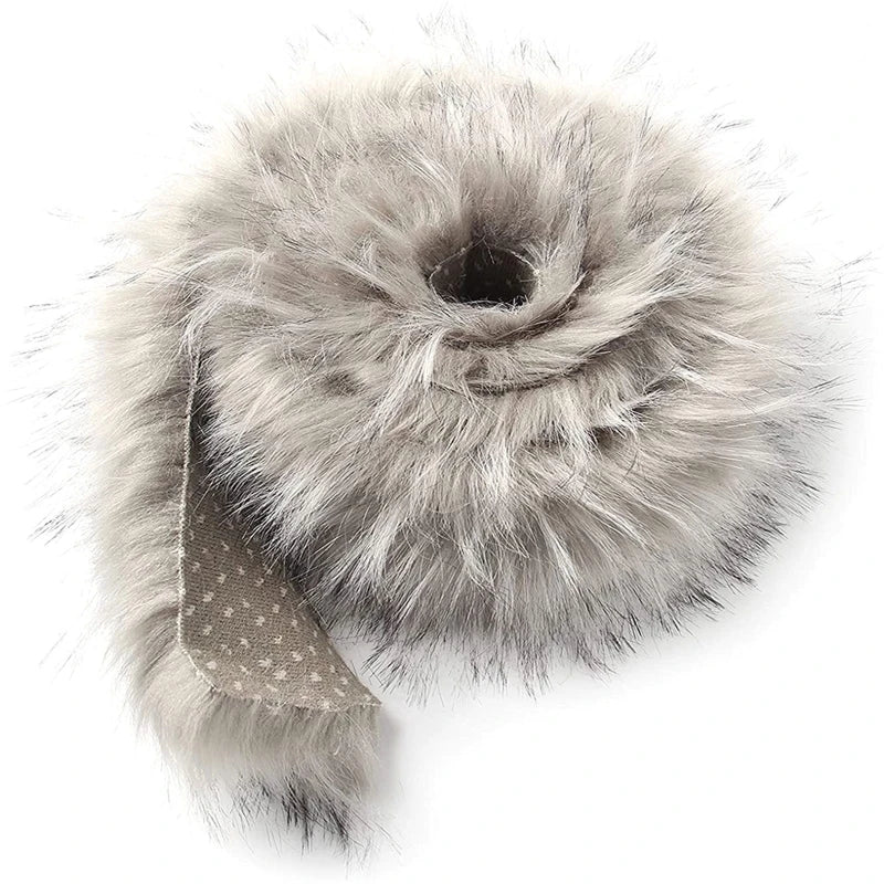 100*7cm Faux Fur Trim Comfortable Fur Ribbon Tape DIY Apparel Sewing Fabric Craft Costume Decoration Furry Material Wholesale