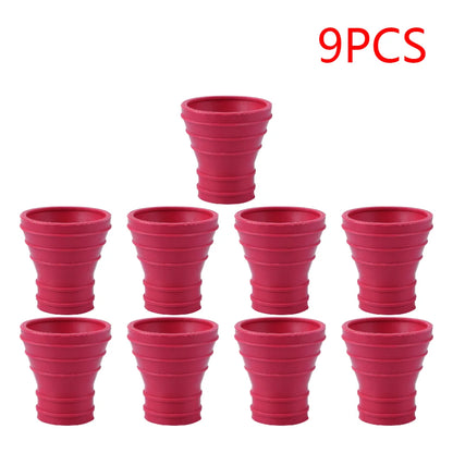 1-10pcs Golf Ball Rubber Pickup Pick-Up Retriever Grabber Suction Cup for Putter Grip Golf Ball Golf Training Aids