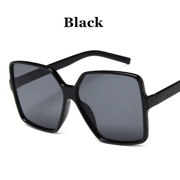 Women Oversized Square Sunglasses Gradient Plastic Brand Designer Female Sun Glasses UV400 Lentes De Sol Mujer Women Sunglasses