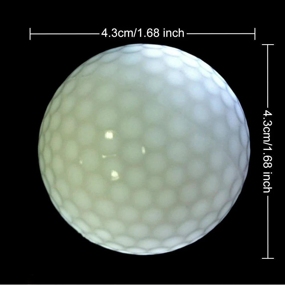5Pcs Professional Golf Balls LED Luminous Night Golf Balls,Reusable and Long-Lasting Glow Training Golf Practice Balls