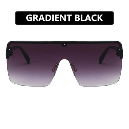 Hot Fashion Brand Designer Sunglasses Women Summer Rimless Square Shades Sun Glasses Eyewear Sunshines Luxury Sunglasses Woman