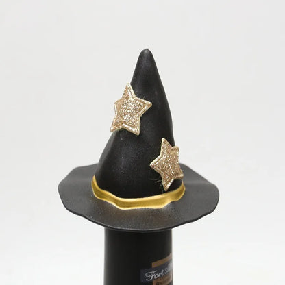 Halloween Mini Witch Hat Bottle Decoration Halloween Party Wine Bottle Hat Happy Halloween Day 2025 Home Dinner Table Supplies