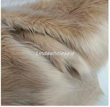Wholsale Imitation Fox Plush Fur,cloth Counter Carpet Material,faux Fur Fabric,160cm*50cm/Pcs