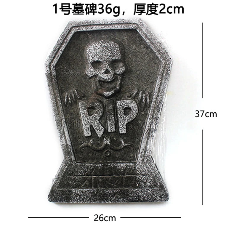 Halloween Tombstone Anti Fade Halloween Headstone Foam Cosplay Props Practical Outdoor Halloween Headstone Decorations
