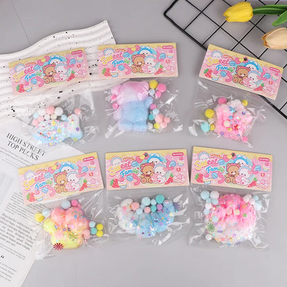 1PC Cute Squishy Toy Kawaii Plush Cake Waffles Donuts Food Slow Rebound Pinch Decompression Toy Stress Release Vent Gift