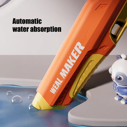 Automatic High-Tech Summer Electric Toy Water Gun Induction Water Absorbing  Burst Water Gun Beach Outdoor Water Fight Toys Gift
