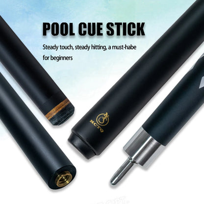 Pro Billiard Cue Stick 12.75mm Premium Carbon Multi-Layer Tip Stainless Steel Quick Joint Balanced Weight for American 9 Ball