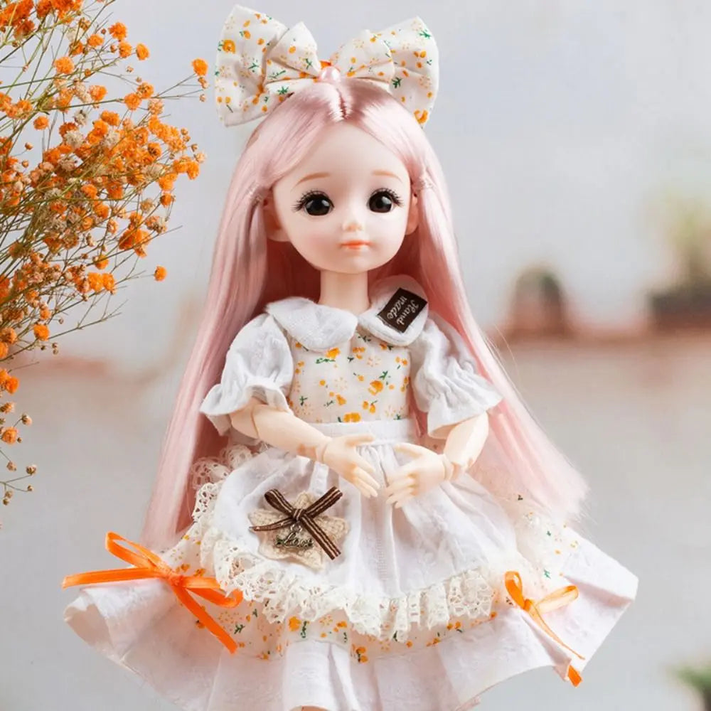 BJD Dolls BJD Dolls and Clothes Hinged Doll Brown Eye Removable Joints 3D Eyes Doll 13 Movable Joints Anime