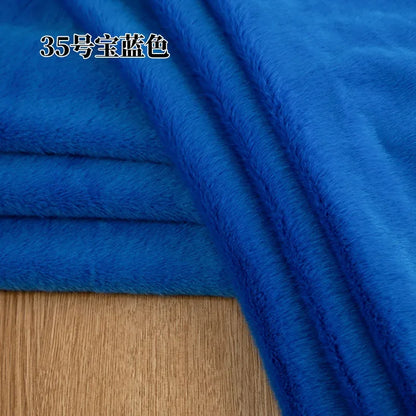 5mm Stretch European Mink Faux Fur Fabric High-Low Pattern for Clothing Scarves Hats Photo Props DIY Craft Decoration