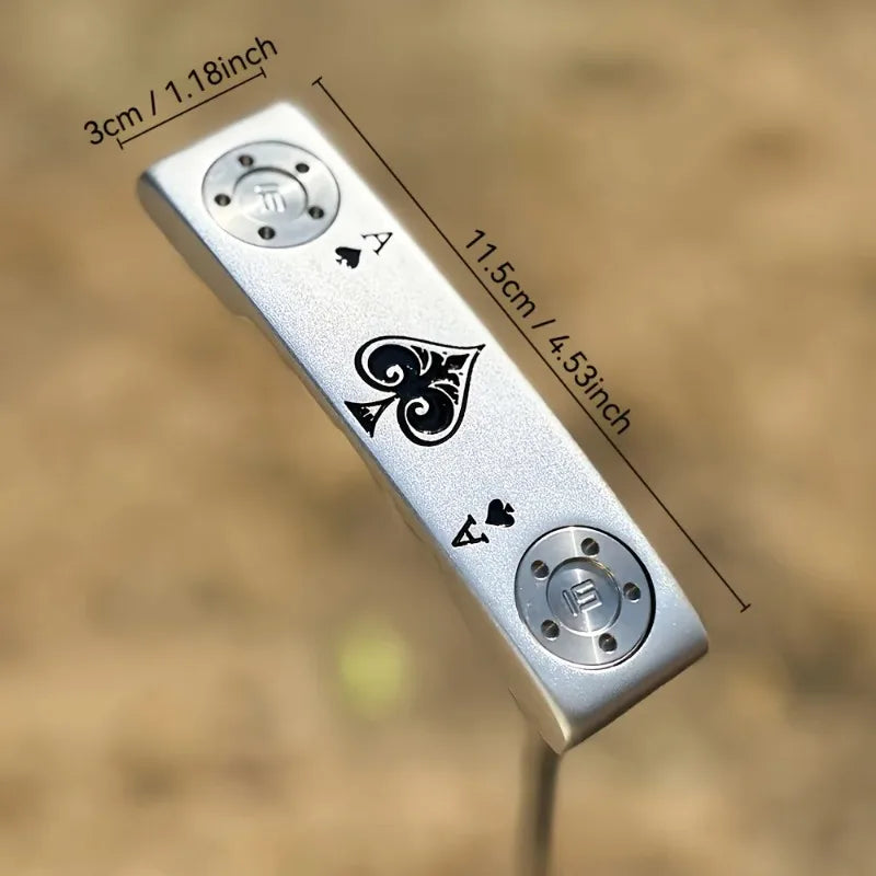 1pc Spades a Golf Putter Golf Club 32-36 Inches, With Head Cover,  Golf Club - Improves Ball Speed and Accuracy Detachable Weigh