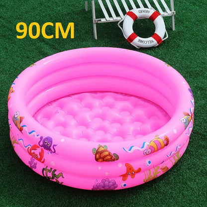 HappyFlute Baby Swimming BathTub Kids Portable Outdoor Inflatable Pool Children Basin Bathtub Newborns Swimming Pool