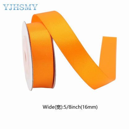 5/8'' Wide Halloween Ribbons Satin Ribbon Pumpkin Ghost Skull Printed Halloween Wrapping Ribbon for Halloween Theme DIY Craft