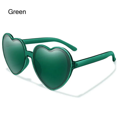 Summer Heart Sunglasses Trendy Heart Shaped Sun Glasses for Women Party Halloween Cosplay Glasses UV400 Protection Eyewear