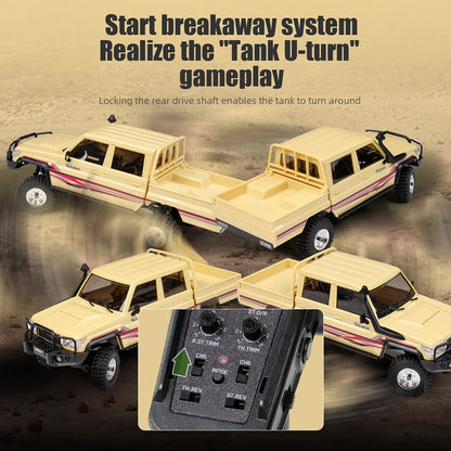 1/18 UCX1801 PRO RC Car LC79 2.4G 4WD Off-Road Pickup Brushless Simulation Truck Electric Remote Control Cars Model Toy Gift