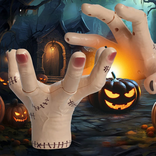 Electric Crawling Hand With Sound and Light Funny Toys Haunted Houses Halloween Decorations Props Gifts