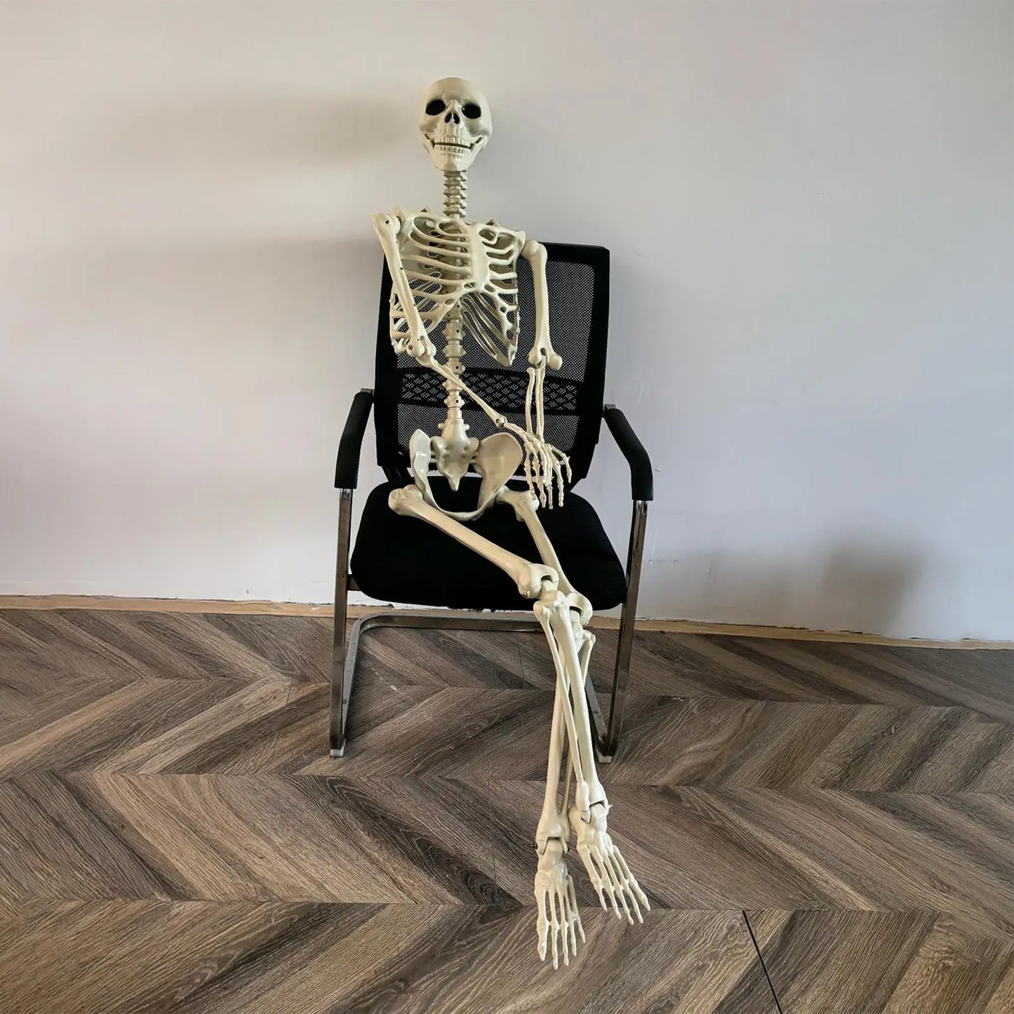 Halloween Skeleton  90cm Halloween Human Shape Posable Human Shape Bones Halloween Herror Decorations Haunted House Horror Props