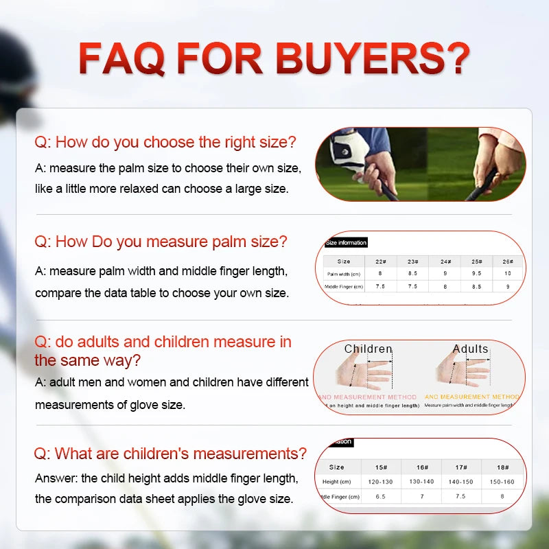 New 1 Pair Golf Gloves Woman PU Leather Soft Gloves Ladies Anti-Slip Granules Sports Mittens Elegant Right Left Hand Golf Aids