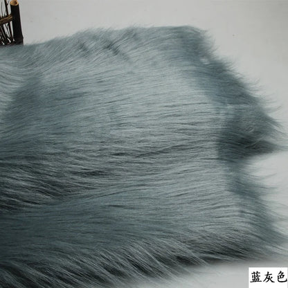 4 Kinds of Purple 12cm Long Pile Fur Faux Fur Fabric Soft Plush Faux Fur Fabric Sewing DIY Toy Home Background Decoration Cloth